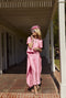 Run for the Roses Worth Top  - Pink Damask