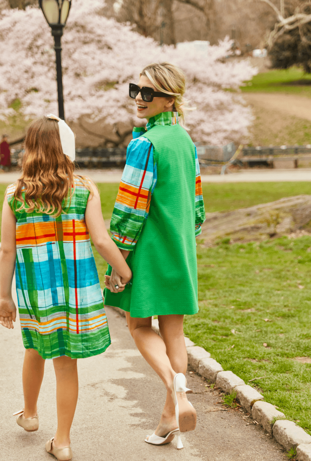 Scallop Shift Dress - Kelly Green