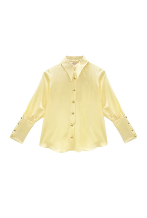 Buru x OSE Skipper Blouse - Butter Satin