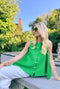 The Swing Top - Green Faille