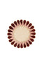Teardrop Rattan Placemats - Blush and Burgundy