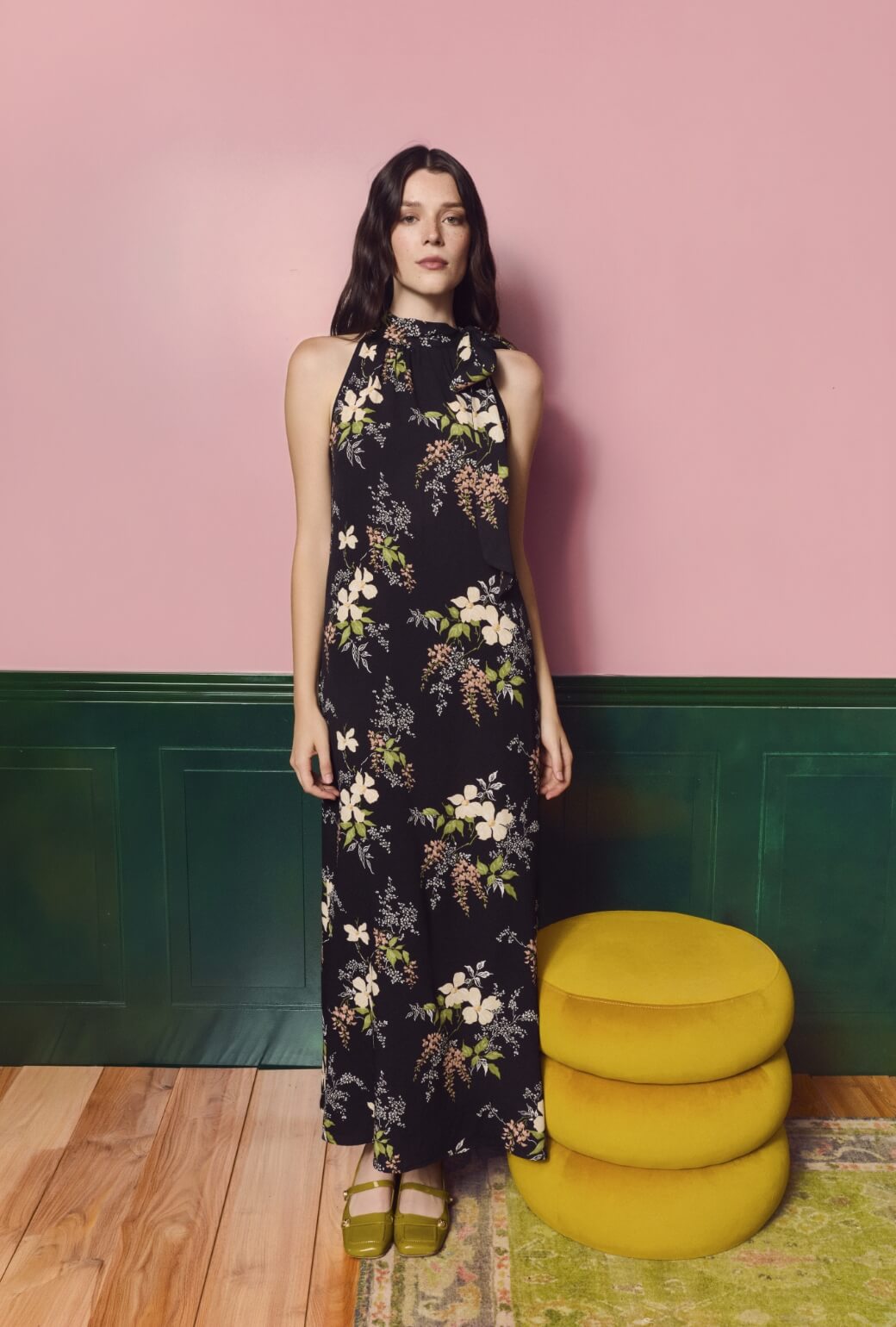 The Ali Dress - Midnight Rose
