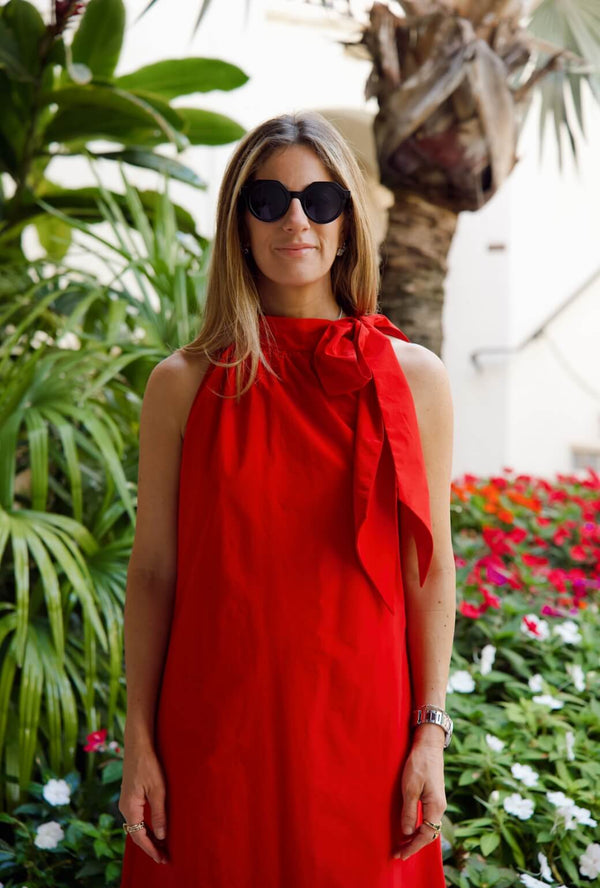 Buru x Ali Sisto Part Two The Ali Dress - Red Taffeta