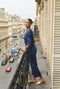 The Bee Pant - Navy Blue Knit