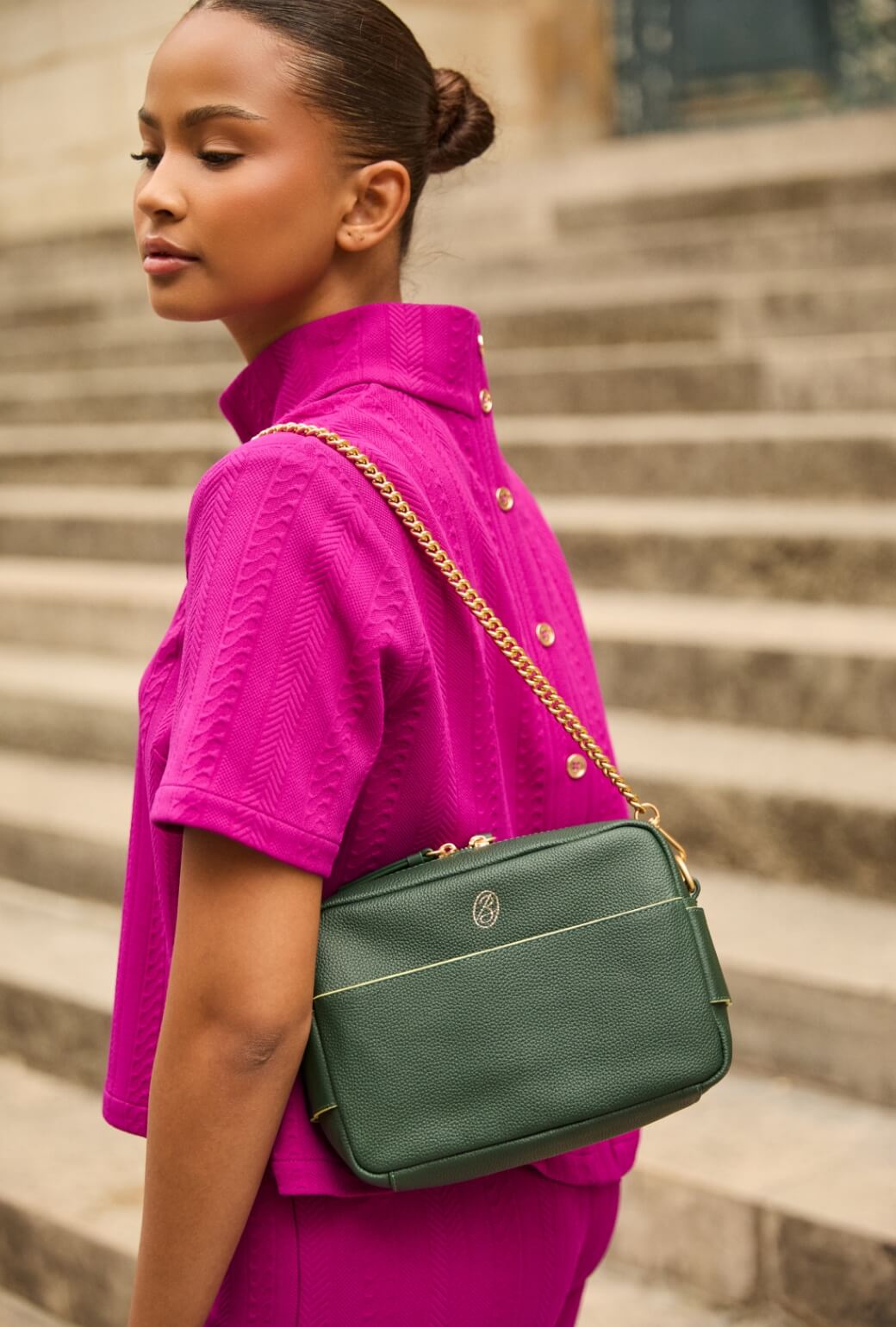 The Belmont Bag - Deep Green