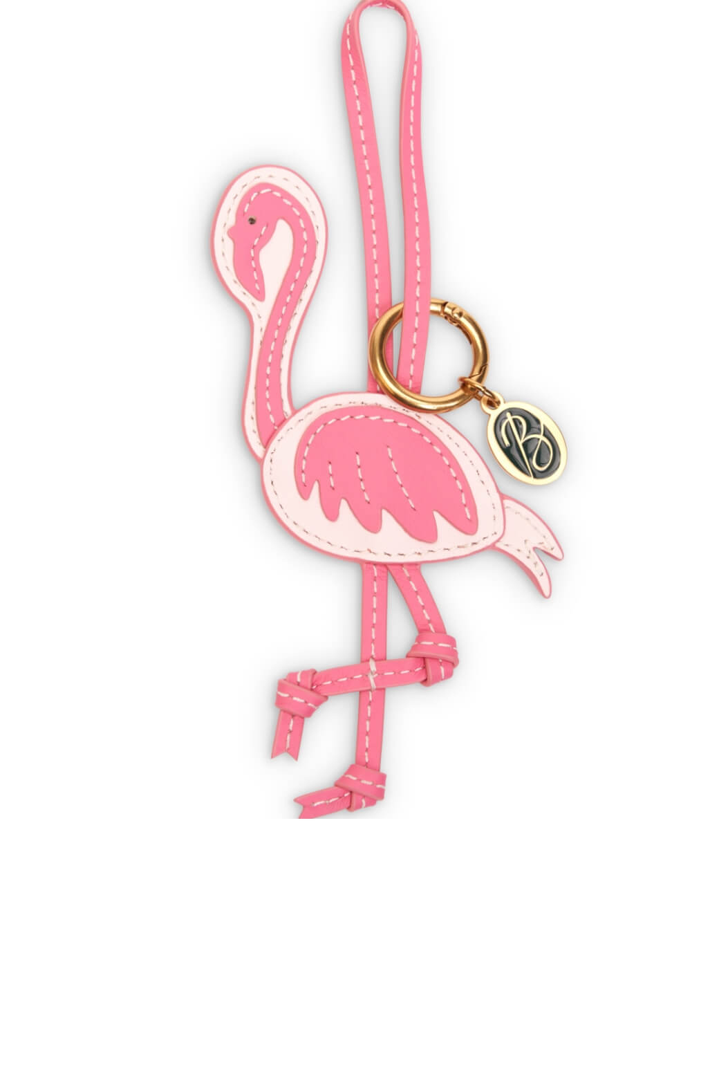 The Birdie Bag Charm - Flamingo Pink