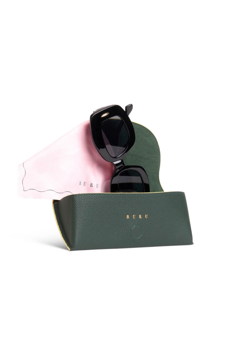 The Iris Eyewear Case - Deep Green