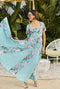 Buru x India 2.0 The Kings Road Ruffle Belt - Aqua Floral