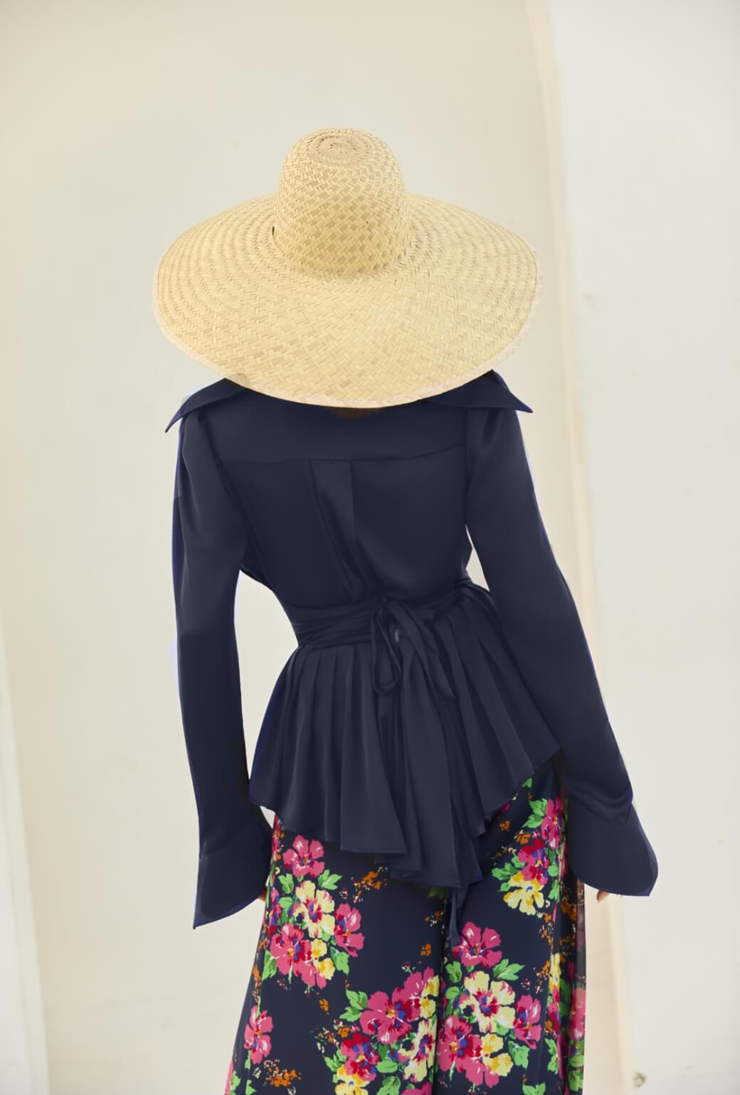 Buru x India 2.0 The Kings Road Ruffle Belt -Navy