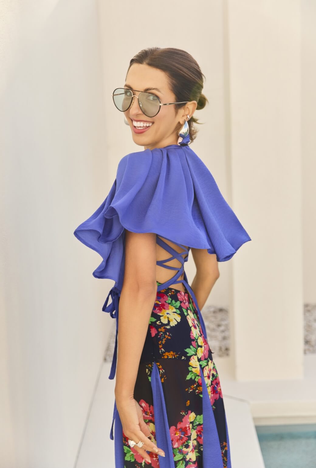 Buru x India 2.0 The Kings Road Ruffle Belt - Royal Blue