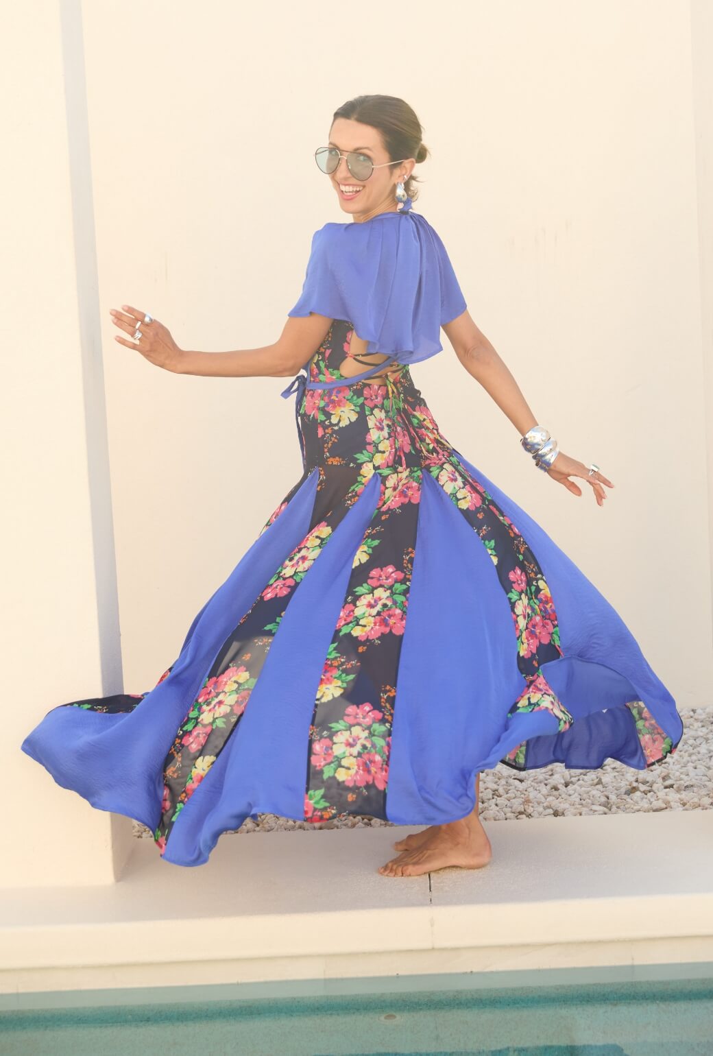 Buru x India 2.0 The Kings Road Ruffle Belt - Royal Blue