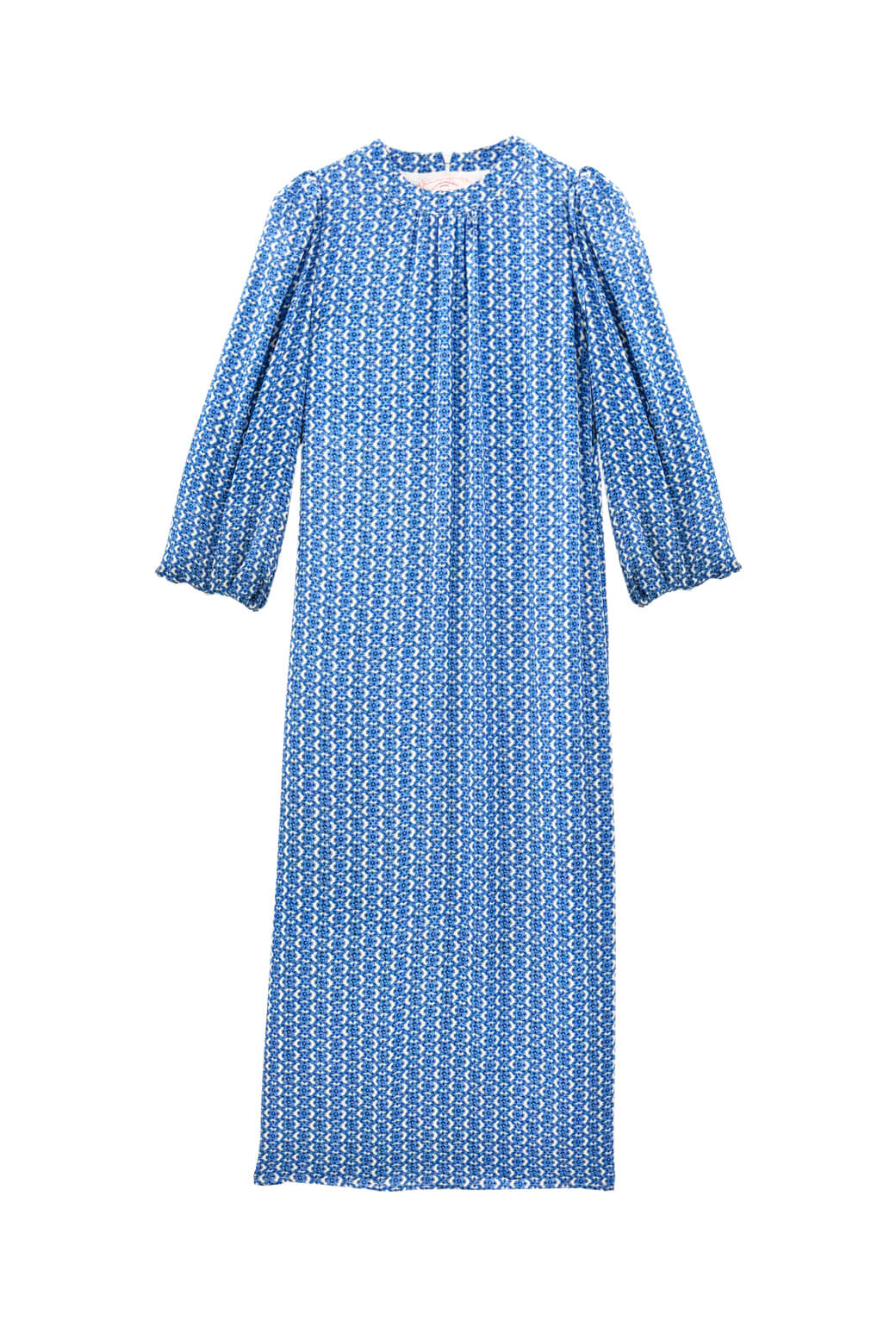 The Kristin Dress - Blue Lattice