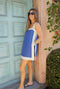 Buru x Ali Sisto Part Two The Lanai Tunic MINI - Cobalt Blue & Apple Green