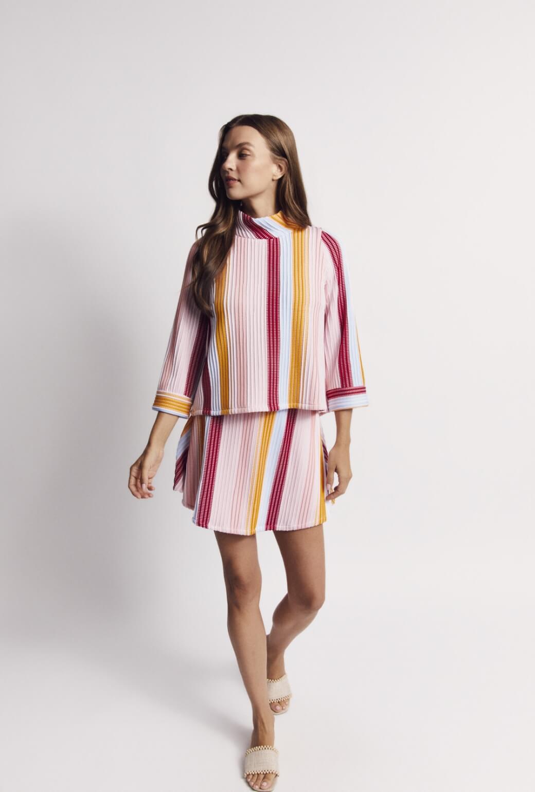The Laura Mini - Retro Stripe Knit