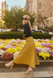 The Laura Skirt - Gold Sparkle