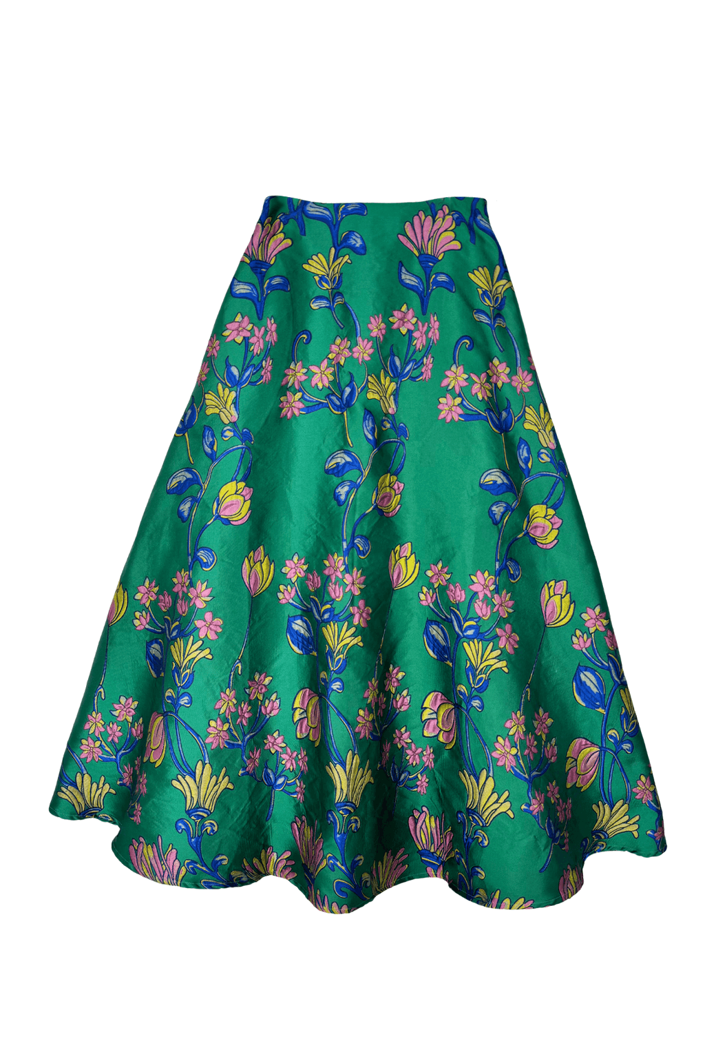 The Laura Skirt - Emerald Vines