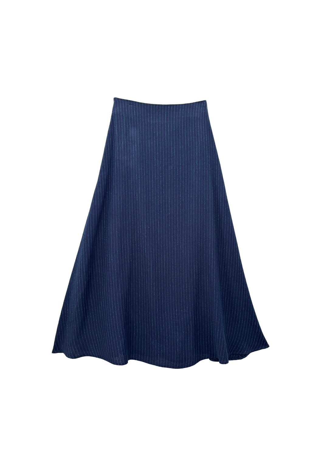 The Laura Skirt MIDI  - Pinstripe
