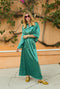 The Leland Skirt - Aqua Cheetah
