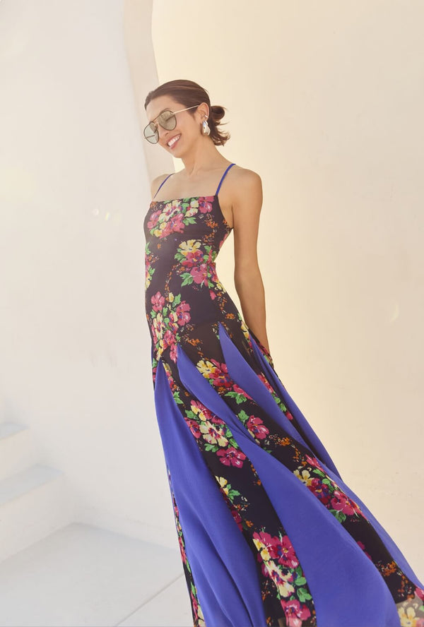 Buru x India 2.0 The Libertine Dress - Midnight Bouquet