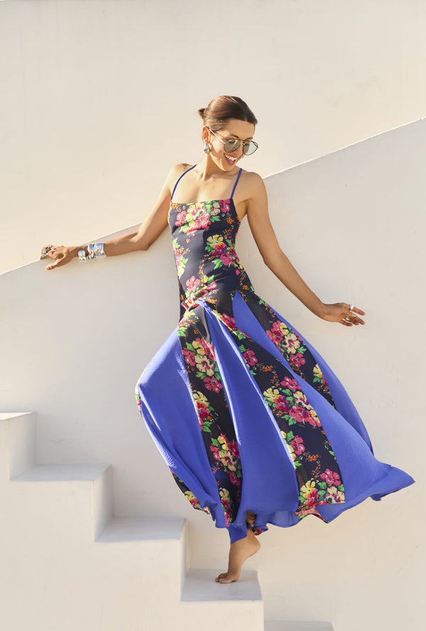 Buru x India 2.0 The Libertine Dress - Midnight Bouquet