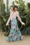 Buru x India The Libertine Skirt 2.0-Aqua Floral