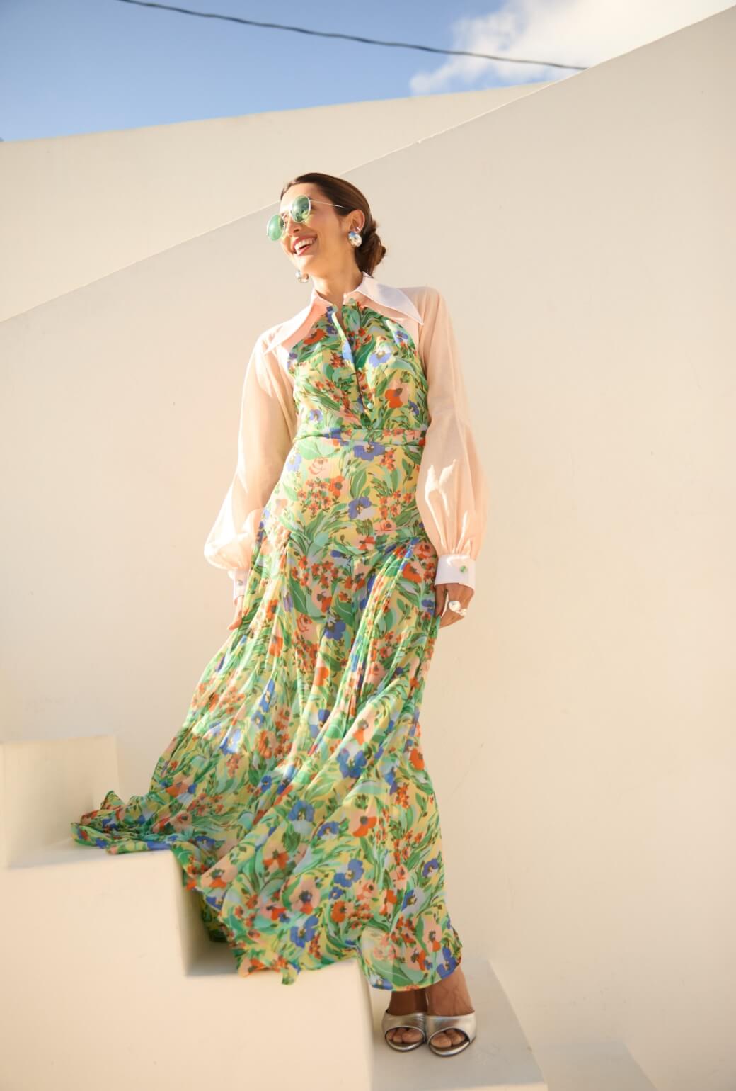 Buru x India The Libertine Skirt 2.0-Citrus Floral