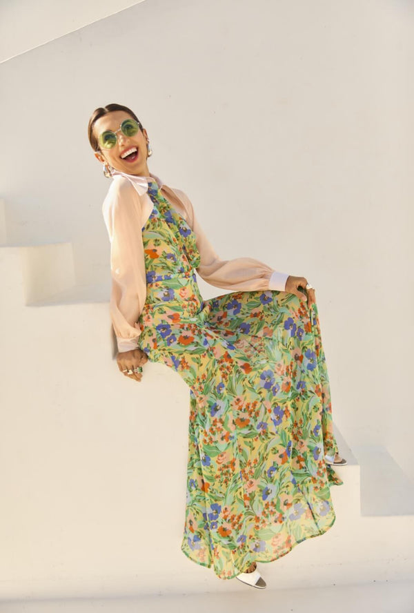 Buru x India The Libertine Skirt 2.0-Citrus Floral