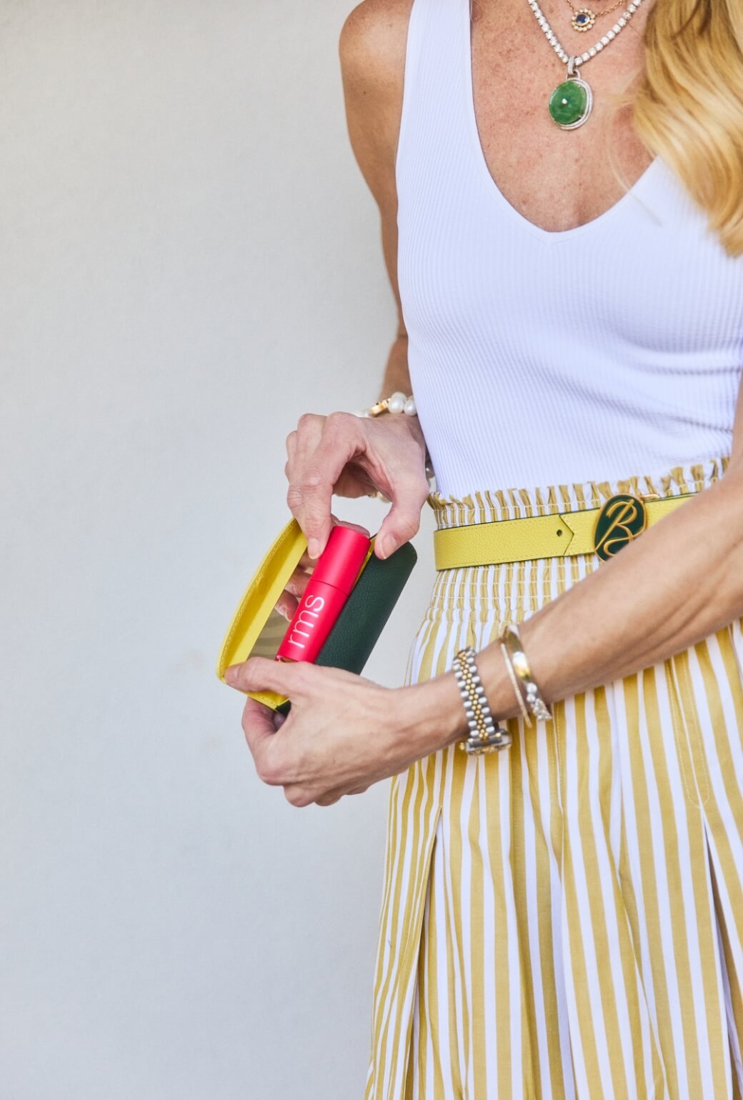 The Lorna Lipstick Case - Deep Green