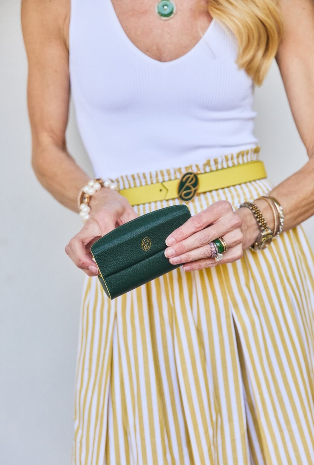 The Lorna Lipstick Case - Deep Green