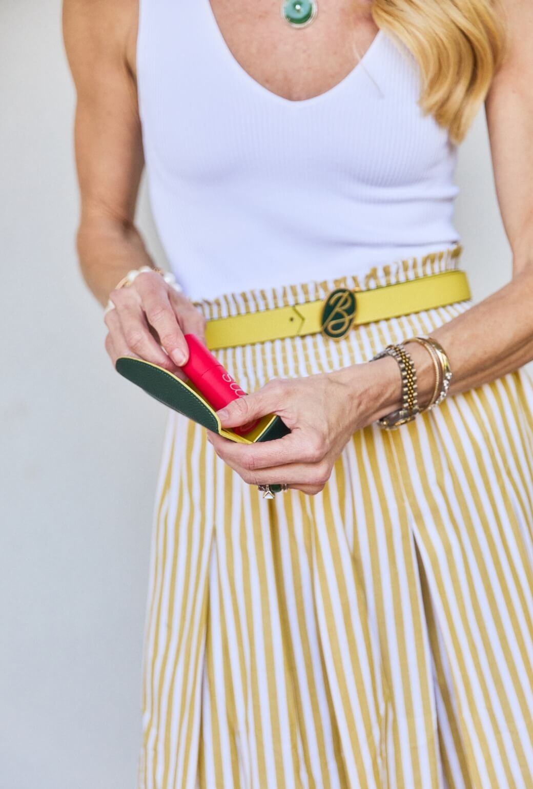 The Lorna Lipstick Case - Deep Green