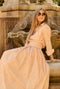 Buru x Ali Sisto The Marilyn Skirt Maxi - Marigold Stripe