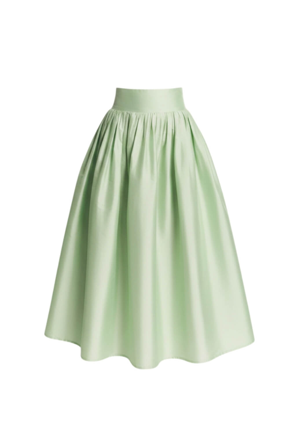 The Marilyn Skirt Maxi - Mint Taffeta
