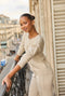 The Olive Fringe Sweater - Ivory Knit