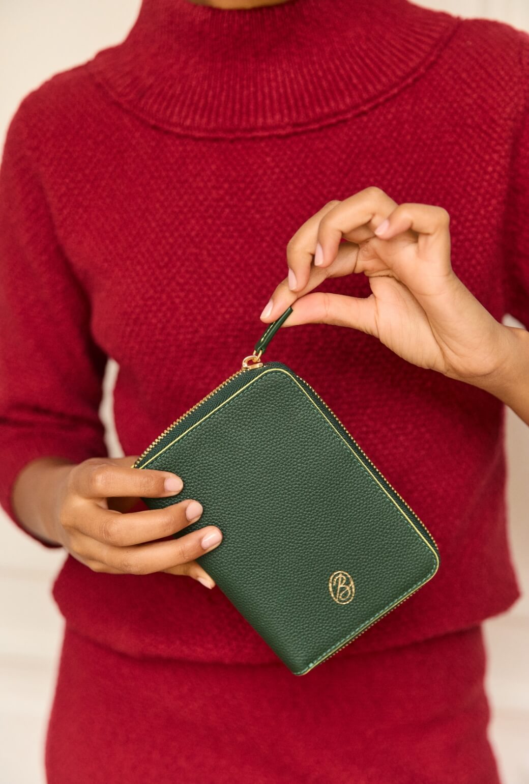 The Party of Five Travel Wallet - Deep Green