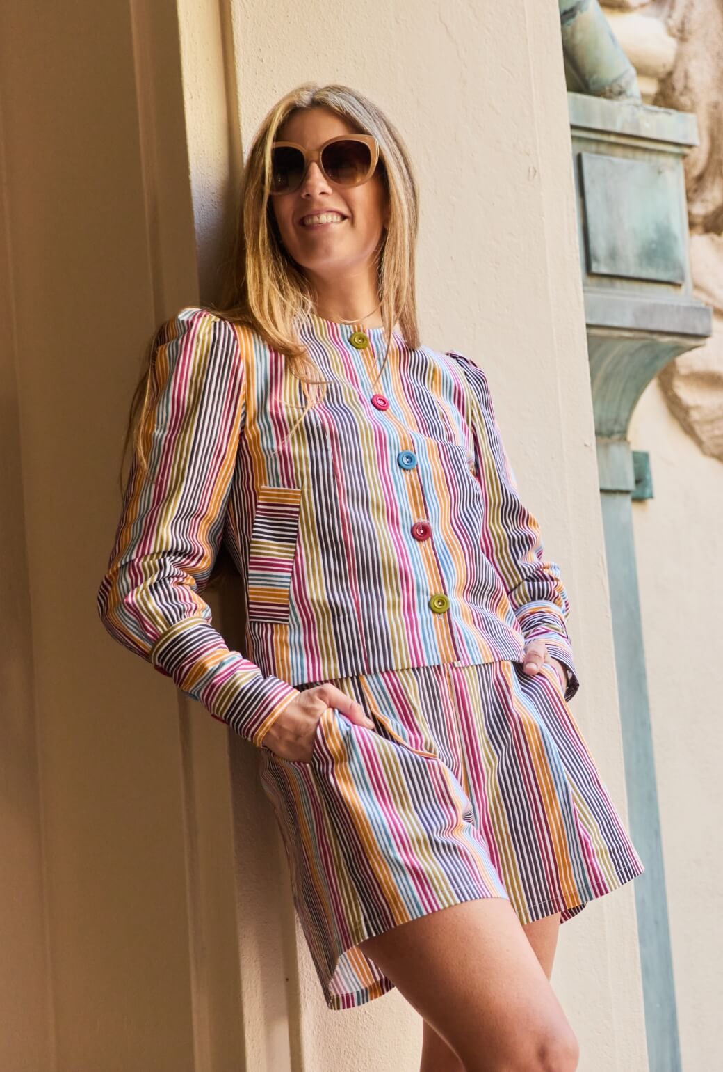 Buru x Ali Sisto The Sawyer Jacket - Crayon Stripe