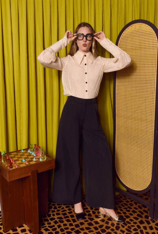 The Spencer Pant - Noir Moiré