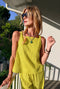 The Stokes Swing Top - Courtside Yellow Knit