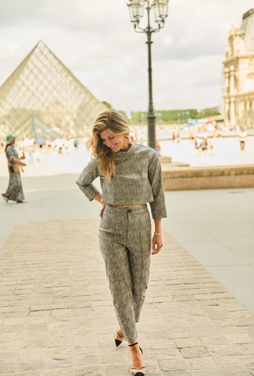 Buru x Anna Kloots Twiggy Top - Silver Shimmer