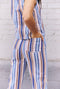 The Charlie Pant - Brown Stripe Twill