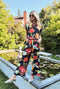 Wide Leg Trousers - Hibiscus