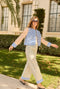 Buru x Ali Sisto Wide Leg Trousers - Multicolor Stripe