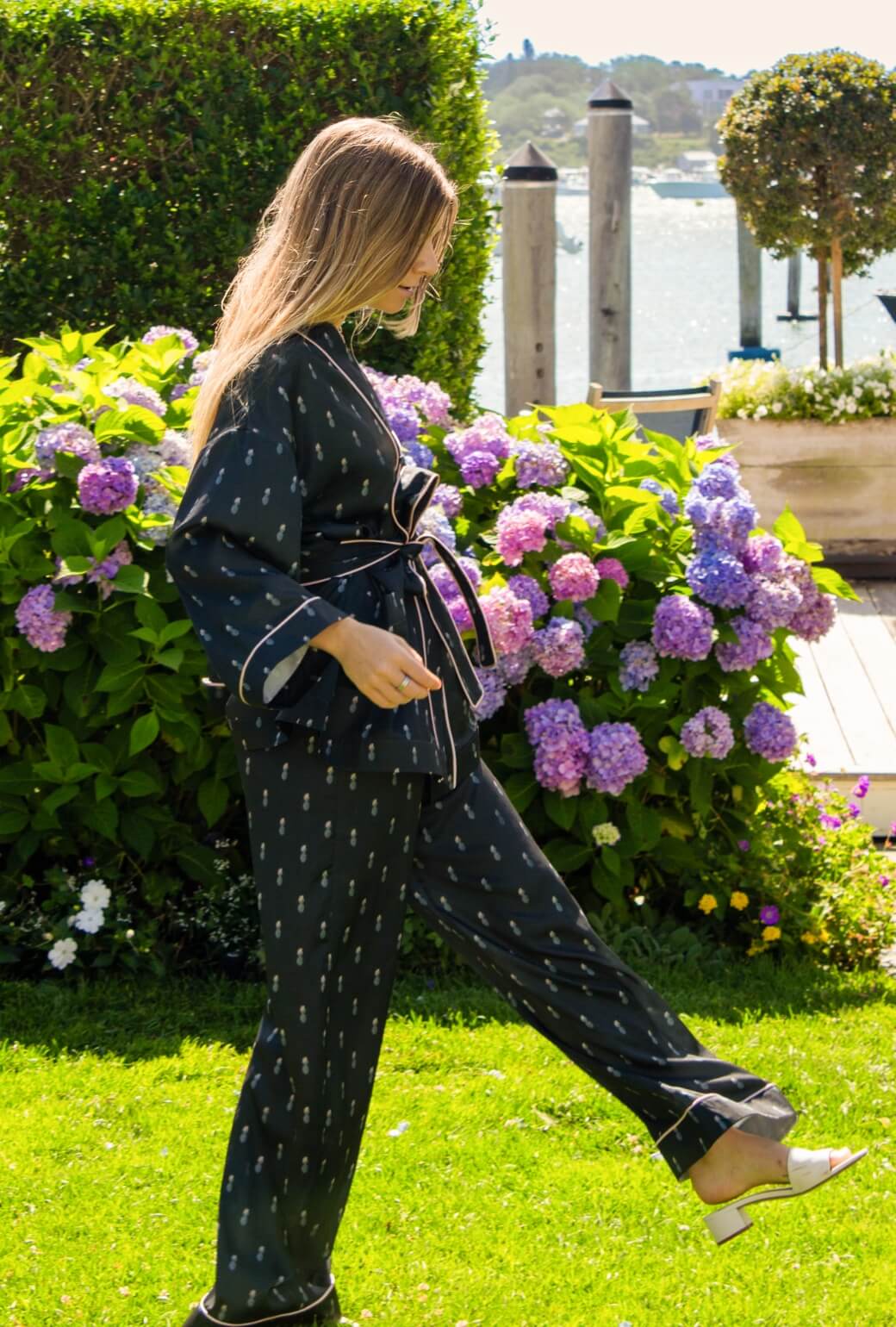 Buru x TCC Wide Leg Trousers - Pineapple