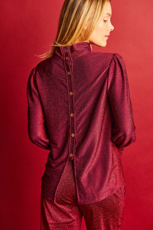 Sparkle Mod Top - Magenta