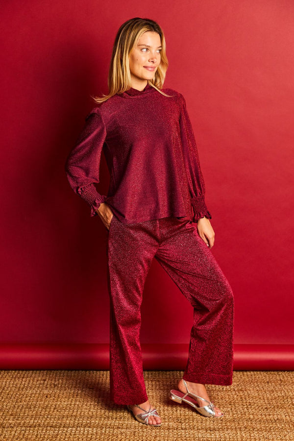 Sparkle Mod Top - Magenta